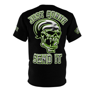 Green Just Gonna Send It Unisex Cut & Sew Tee (AOP) Green Just Gonna Send It Unisex Cut & Sew Tee (AOP)