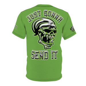 Green Just Gonna Send It green Unisex Cut & Sew Tee (AOP) Green Just Gonna Send It green Unisex Cut & Sew Tee (AOP)