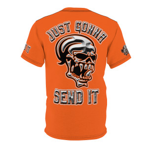 Orange Just Gonna Send It orange Unisex Cut & Sew Tee (AOP) Orange Just Gonna Send It orange Unisex Cut & Sew Tee (AOP)
