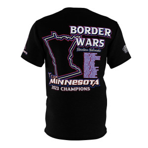 Team Minnesota 2023 Champs black Unisex Cut & Sew Tee (AOP)