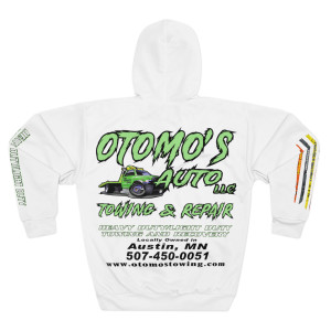 Otomos Auto Towing and Repair light Unisex Pullover Hoodie (AOP) Otomos Auto Towing and Repair light Unisex Pullover Hoodie (AOP)