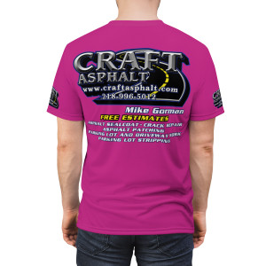 Craft Asphalt pink Unisex Cut & Sew Tee (AOP)