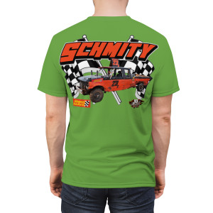 Jason Schmit green Unisex Cut & Sew Tee (AOP)