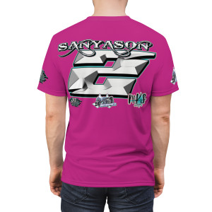 Sanya Hable pink Unisex Cut & Sew Tee (AOP) Sanya Hable pink Unisex Cut & Sew Tee (AOP)