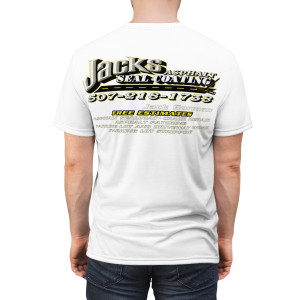 Jacks Sealcoating Unisex Cut & Sew Tee (AOP) Jacks Sealcoating Unisex Cut & Sew Tee (AOP)