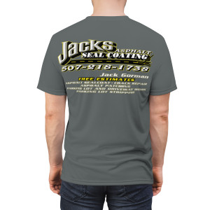 Jacks Sealcoating gray Unisex Cut & Sew Tee (AOP) Jacks Sealcoating gray Unisex Cut & Sew Tee (AOP)