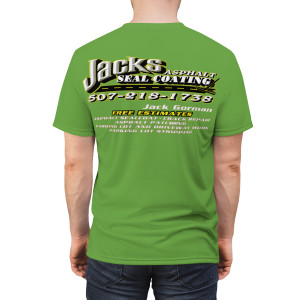 Jacks Sealcoating green Unisex Cut & Sew Tee (AOP)