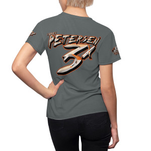 Corey Peterson 3 gray Women's Cut & Sew Tee (AOP) Corey Peterson 3 gray Women's Cut & Sew Tee (AOP)