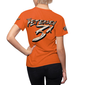 Corey Peterson 3 orange Women's Cut & Sew Tee (AOP) Corey Peterson 3 orange Women's Cut & Sew Tee (AOP)