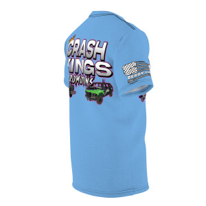 Crash Kings Promotions not official lt blue Unisex Cut & Sew Tee (AOP) Crash Kings Promotions not official lt blue Unisex Cut & Sew Tee (AOP)
