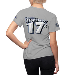 Jackson Middendorf lt gray Women's Cut & Sew Tee (AOP) Jackson Middendorf lt gray Women's Cut & Sew Tee (AOP)