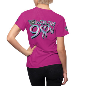 Jamie Wieling pink Women's Cut & Sew Tee (AOP) Jamie Wieling pink Women's Cut & Sew Tee (AOP)