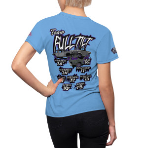 Team Full Tilt 2 lt blue Women's Cut & Sew Tee (AOP)