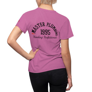Master Plumbing lt pink Women's Cut & Sew Tee (AOP) Master Plumbing lt pink Women's Cut & Sew Tee (AOP)