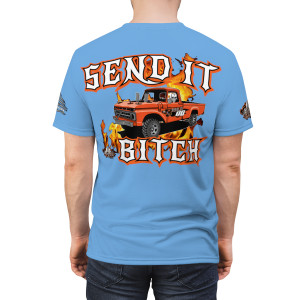 SIBTO lt blue Unisex Cut & Sew Tee (AOP)