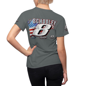 Jim Schooley gray Women's Cut & Sew Tee (AOP) Jim Schooley gray Women's Cut & Sew Tee (AOP)