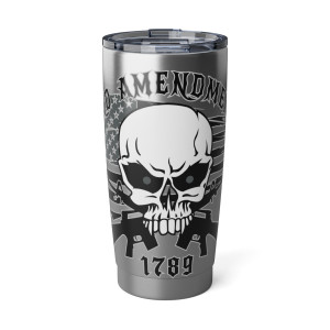 2nd amendment gray Vagabond 20oz Tumbler 2nd amendment gray Vagabond 20oz Tumbler