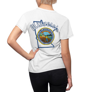 Minnesota flag Women's Cut & Sew Tee (AOP) Minnesota flag Women's Cut & Sew Tee (AOP)
