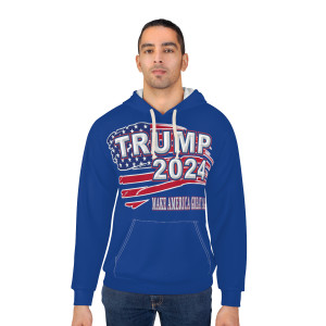 MAGA blue Unisex Pullover Hoodie (AOP) MAGA blue Unisex Pullover Hoodie (AOP)