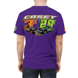 Lane Jase Casey purple Unisex Cut & Sew Tee (AOP) Lane Jase Casey purple Unisex Cut & Sew Tee (AOP)