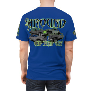 F Around black green blue Unisex Cut & Sew Tee (AOP) F Around black green blue Unisex Cut & Sew Tee (AOP)