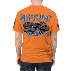 F Around blue orange Unisex Cut & Sew Tee (AOP) F Around blue orange Unisex Cut & Sew Tee (AOP)
