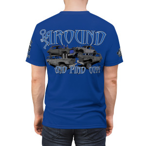 F Around blue blue Unisex Cut & Sew Tee (AOP) F Around blue blue Unisex Cut & Sew Tee (AOP)