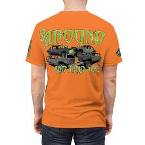 F Around green orange Unisex Cut & Sew Tee (AOP) F Around green orange Unisex Cut & Sew Tee (AOP)