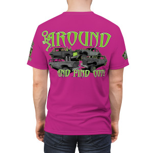F Around green pink Unisex Cut & Sew Tee (AOP) F Around green pink Unisex Cut & Sew Tee (AOP)