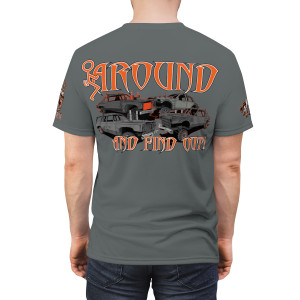 F Around orange gray Unisex Cut & Sew Tee (AOP) F Around orange gray Unisex Cut & Sew Tee (AOP)