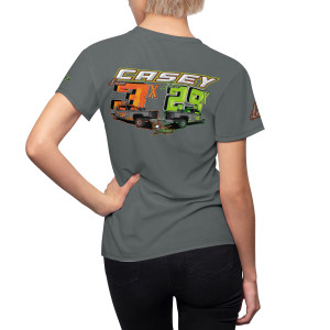 Lane Jase Casey gray Women's Cut & Sew Tee (AOP) Lane Jase Casey gray Women's Cut & Sew Tee (AOP)