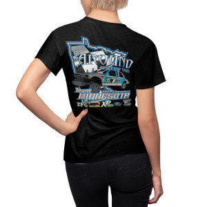 Border Wars 2024 black Women's Cut & Sew Tee (AOP)