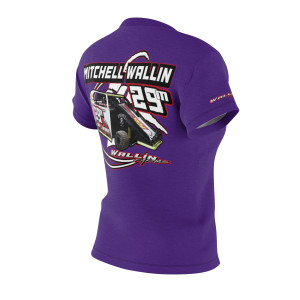 Mitchell Wallin purple Women's Cut & Sew Tee (AOP) Mitchell Wallin purple Women's Cut & Sew Tee (AOP)