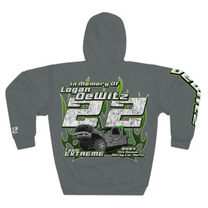 Logan DeWitz 24 gray Unisex Pullover Hoodie (AOP) Logan DeWitz 24 gray Unisex Pullover Hoodie (AOP)