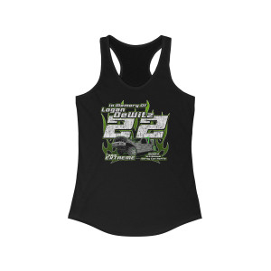 Logan DeWitz 24 Women's Ideal Racerback Tank Logan DeWitz 24 Women's Ideal Racerback Tank