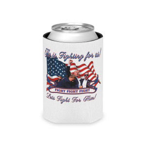 Trump 2024 AA white Can Cooler