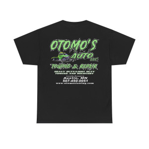 Otomos Auto Towing and Repair Unisex Heavy Cotton Tee Otomos Auto Towing and Repair Unisex Heavy Cotton Tee