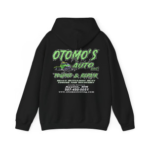 Otomos Auto Towing and Repair Unisex Heavy Blend™ Hooded Sweatshirt Otomos Auto Towing and Repair Unisex Heavy Blend™ Hooded Sweatshirt