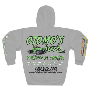 Otomos Auto Towing and Repair light lt gray Unisex Pullover Hoodie (AOP) Otomos Auto Towing and Repair light lt gray Unisex Pullover Hoodie (AOP)
