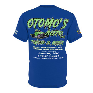 Otomos Auto Towing and Repair dark dk blue shirt Unisex Cut & Sew Tee (AOP) Otomos Auto Towing and Repair dark dk blue shirt Unisex Cut & Sew Tee (AOP)