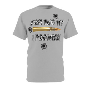 Just the tip lt gray Unisex Cut & Sew Tee (AOP) Just the tip lt gray Unisex Cut & Sew Tee (AOP)