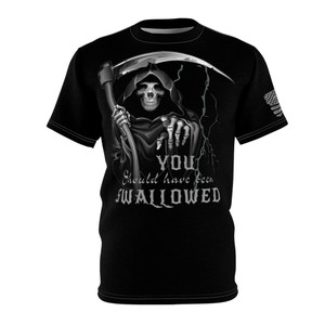 You should have been swallowed grayed Unisex Cut & Sew Tee (AOP) You should have been swallowed grayed Unisex Cut & Sew Tee (AOP)