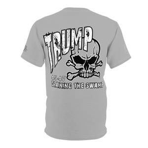Drain the swamp lt gray Unisex Cut & Sew Tee (AOP) Drain the swamp lt gray Unisex Cut & Sew Tee (AOP)