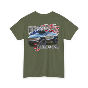 We stand with Elon Musk Unisex Heavy Cotton Tee We stand with Elon Musk Unisex Heavy Cotton Tee