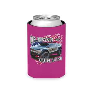 We stand with Elon Musk pink Can Cooler We stand with Elon Musk pink Can Cooler