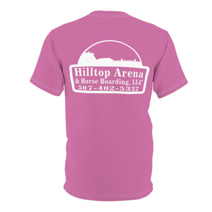 Hilltop Arena White design lt pink Unisex Cut & Sew Tee (AOP) Hilltop Arena White design lt pink Unisex Cut & Sew Tee (AOP)