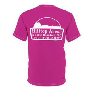 Hilltop Arena White design pink Unisex Cut & Sew Tee (AOP) Hilltop Arena White design pink Unisex Cut & Sew Tee (AOP)