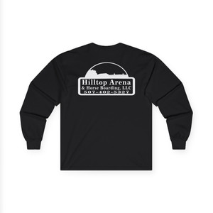 Hilltop Arena white design Unisex Ultra Cotton Long Sleeve Tee Hilltop Arena white design Unisex Ultra Cotton Long Sleeve Tee