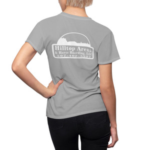 Hilltop Arena white design Women's Cut & Sew Tee (AOP) Hilltop Arena white design Women's Cut & Sew Tee (AOP)