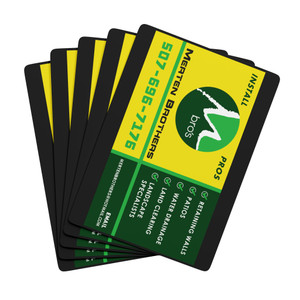 Merten Bros 2 black Poker Playing Cards Merten Bros 2 black Poker Playing Cards